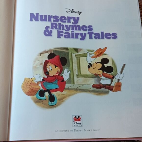 DISNEY NURSERY RHYMES & FAIRY TALES BOOK GREAT PRE-OWNED CONDITION - Picture 6 of 9
